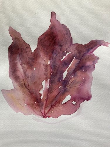 Debbie. Autumn medley 4, watercolour.